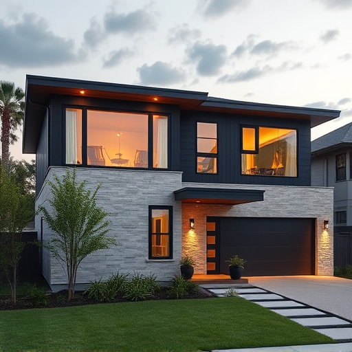 modern home exterior