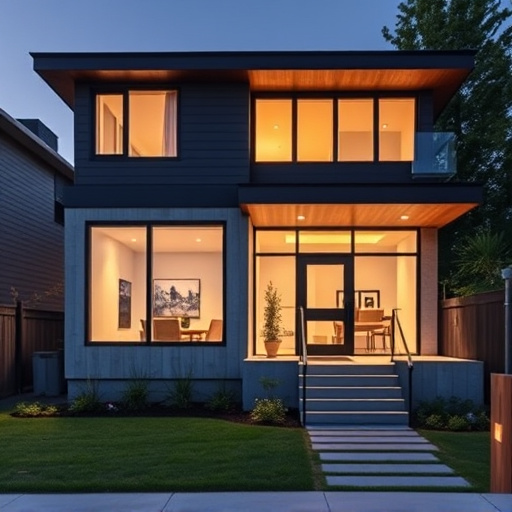 modern home exterior