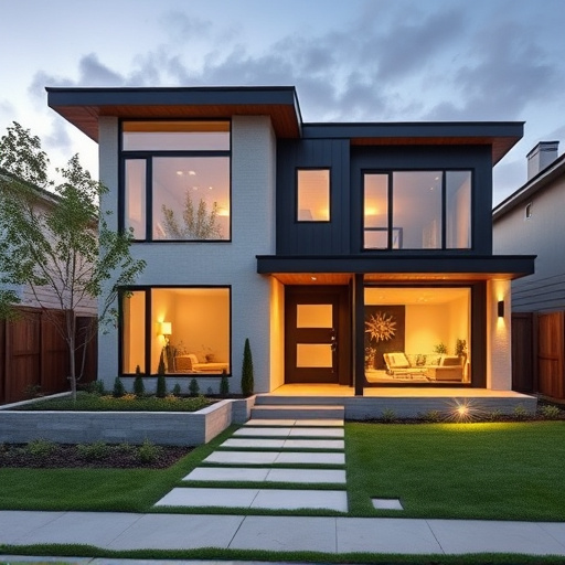 modern home exterior