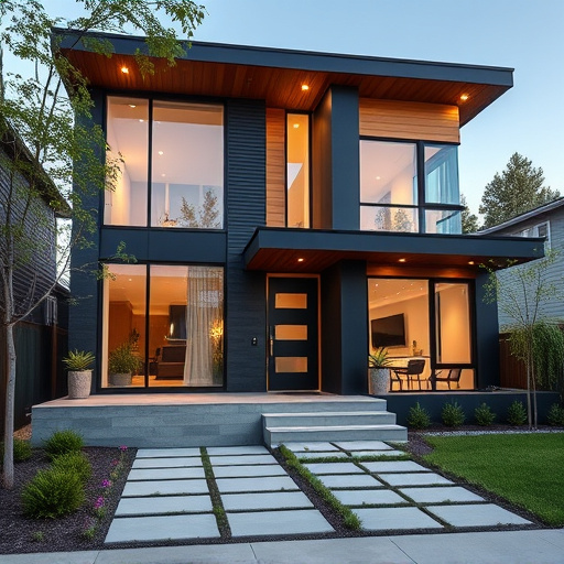 modern home exterior
