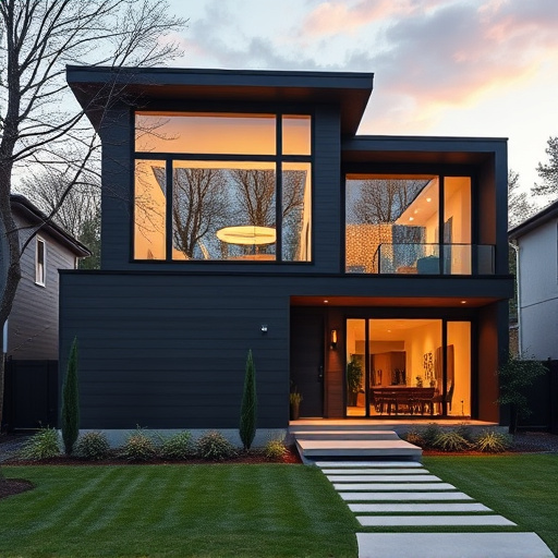 modern home exterior