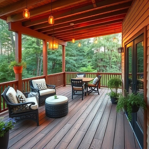 outdoor deck