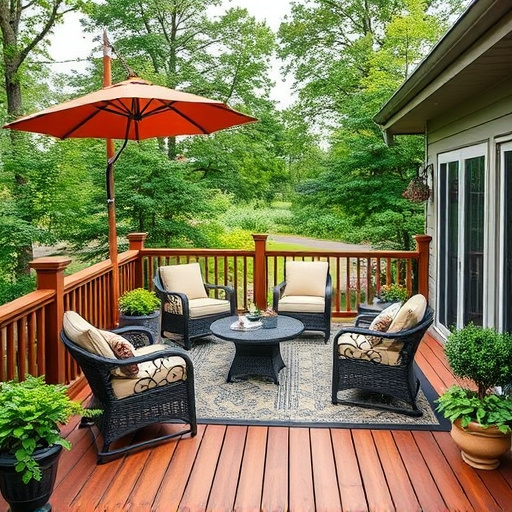 outdoor deck