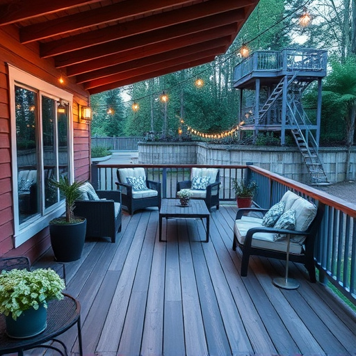 outdoor deck