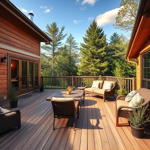 outdoor deck