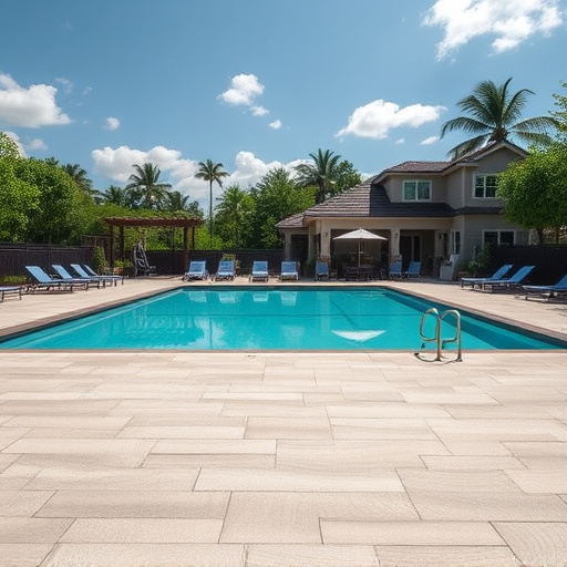 pool deck