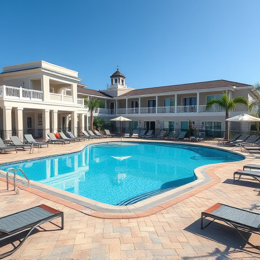 pool deck