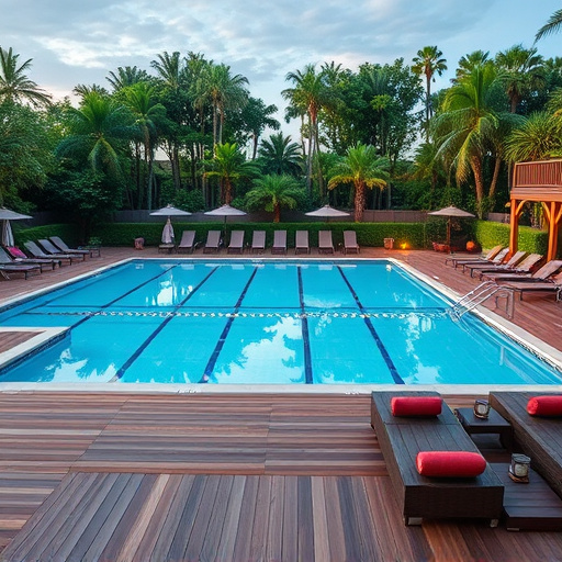 pool deck