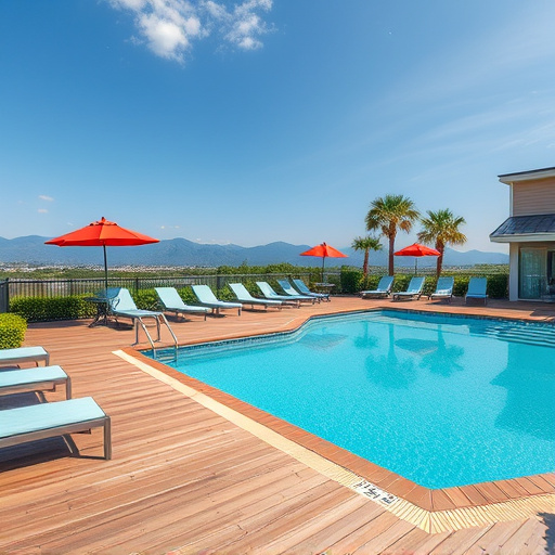 pool deck