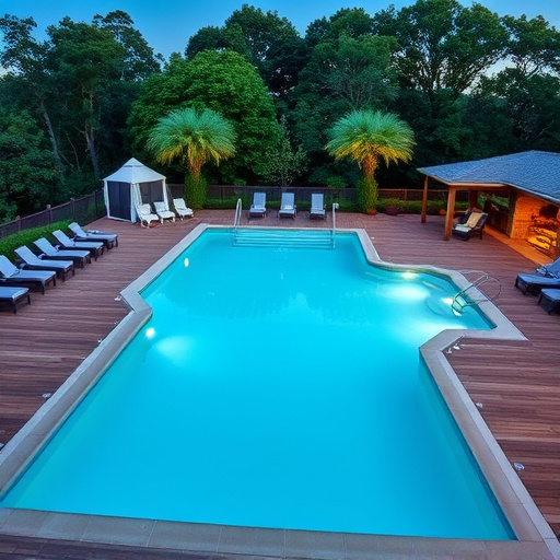 pool deck