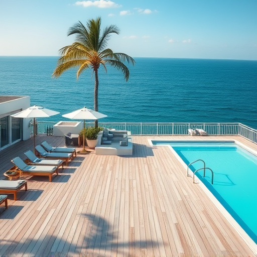 pool deck