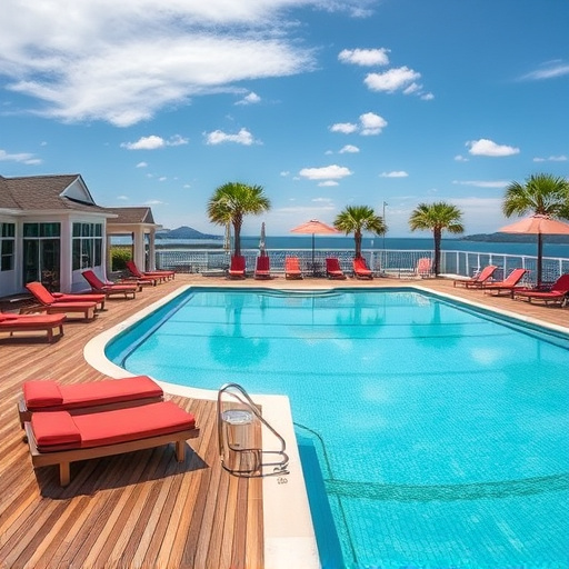 pool deck