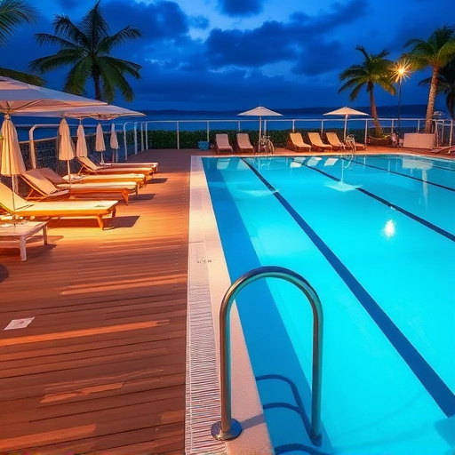 pool deck