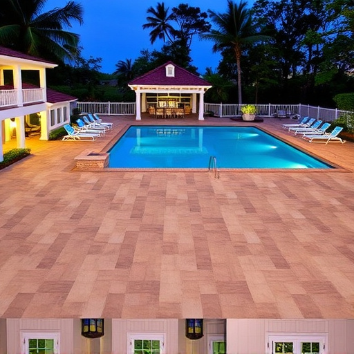 pool deck