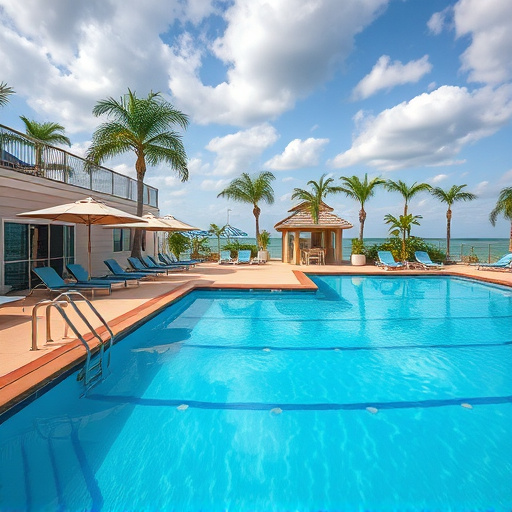 pool deck