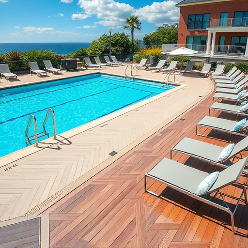 pool deck