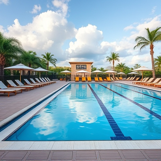 pool deck