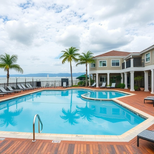 pool deck