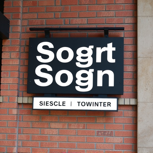 Signage design