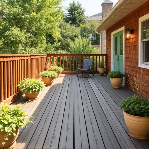 Crafting a Perfect Ground Level Deck That Blends with Nature