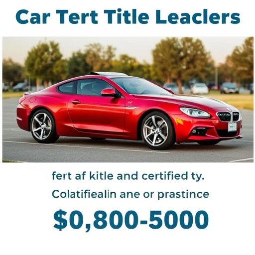 certified car title loans lender mckinney tx