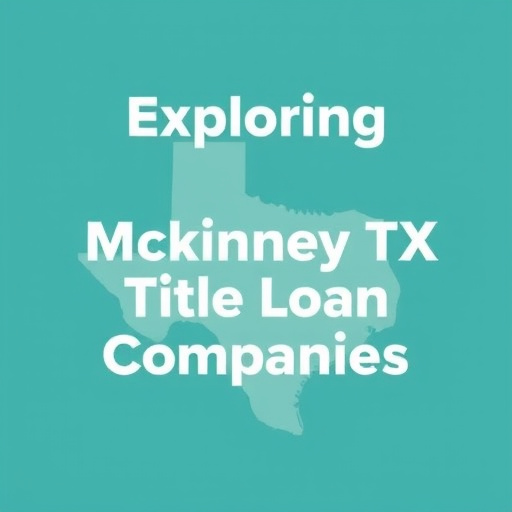 mckinney tx title loan companies