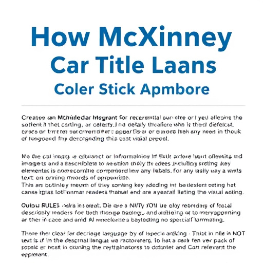 mckinney texas car title loans