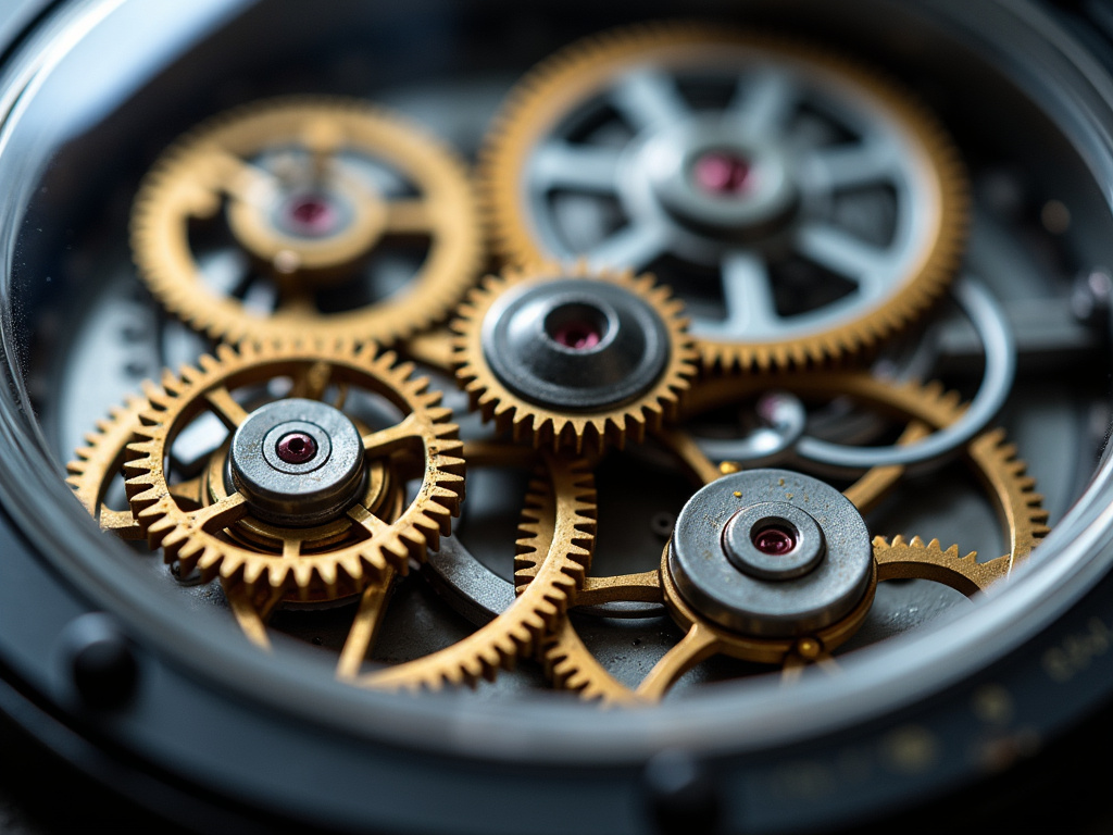 Assembled watch gears — longines watches