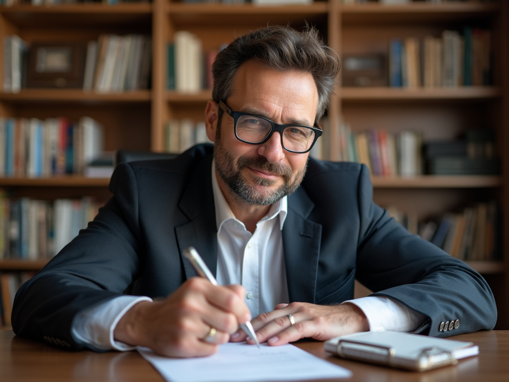 Attorney at desk — car accident lawyer phoenix