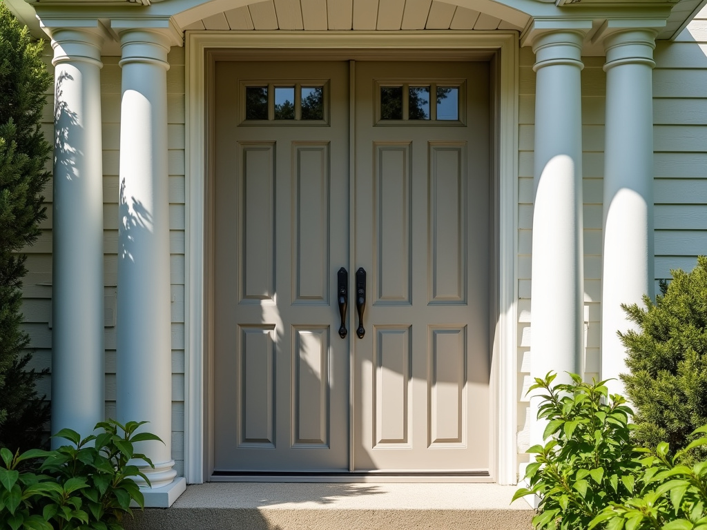 Backyard double doors — impact french doors wellington fl