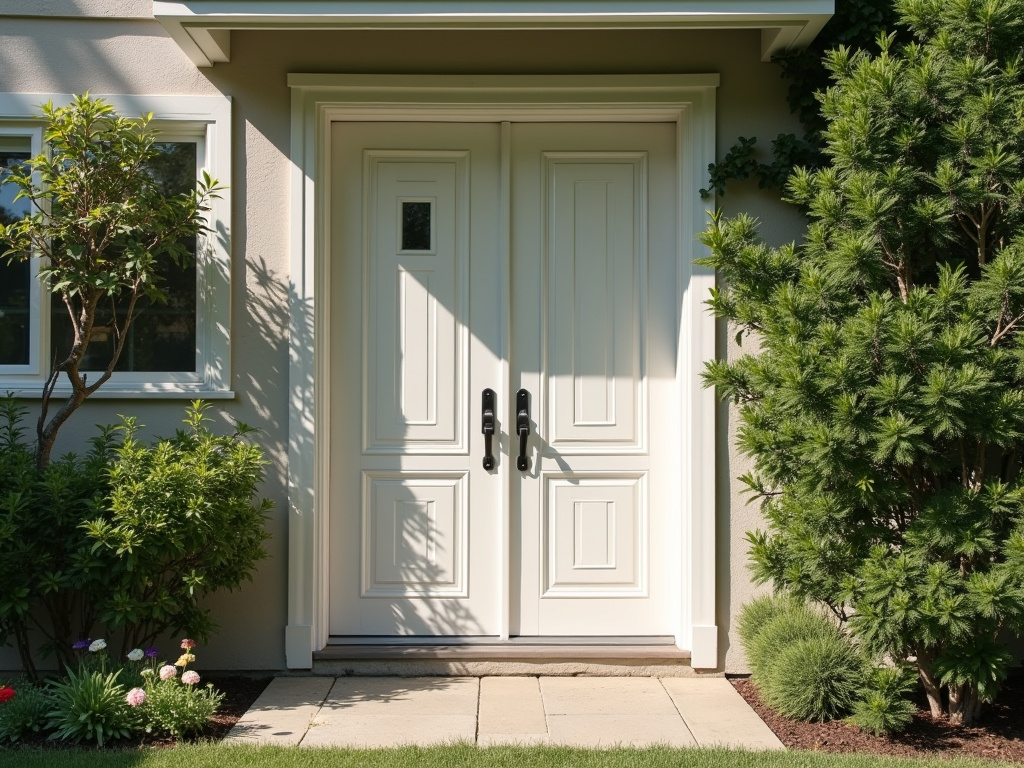 Backyard double doors — impact french doors wellington fl