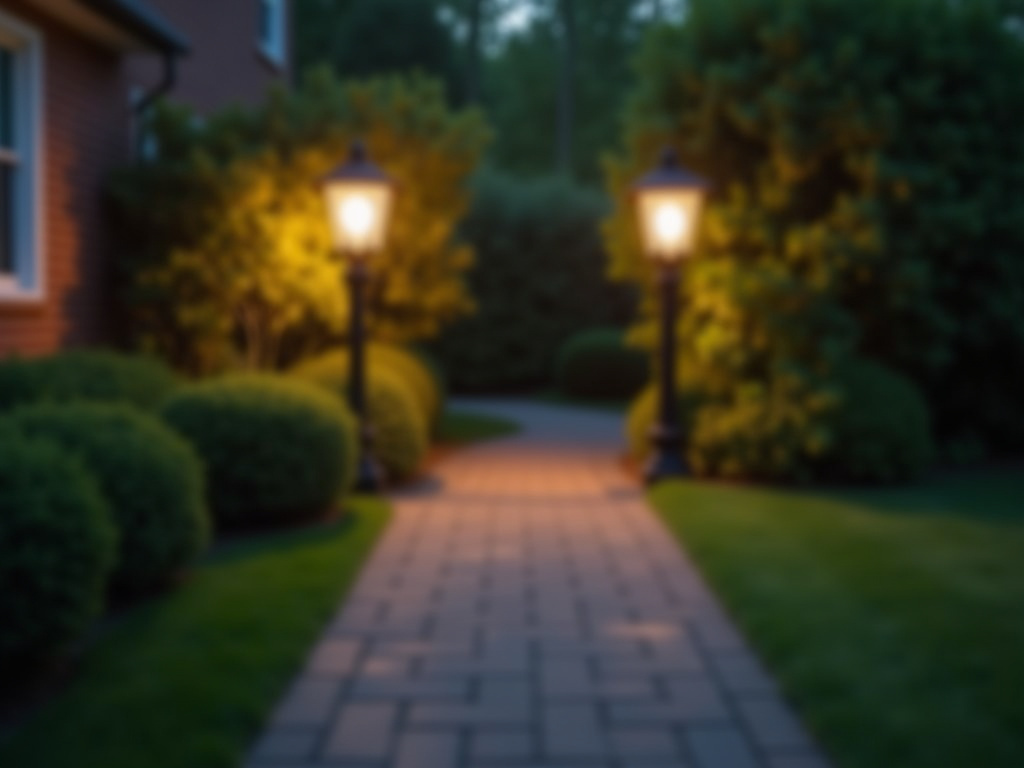 Backyard pathway lamp — solar lighting systems