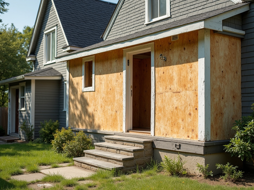 Boarded up house — hurricane windows fort lauderdale