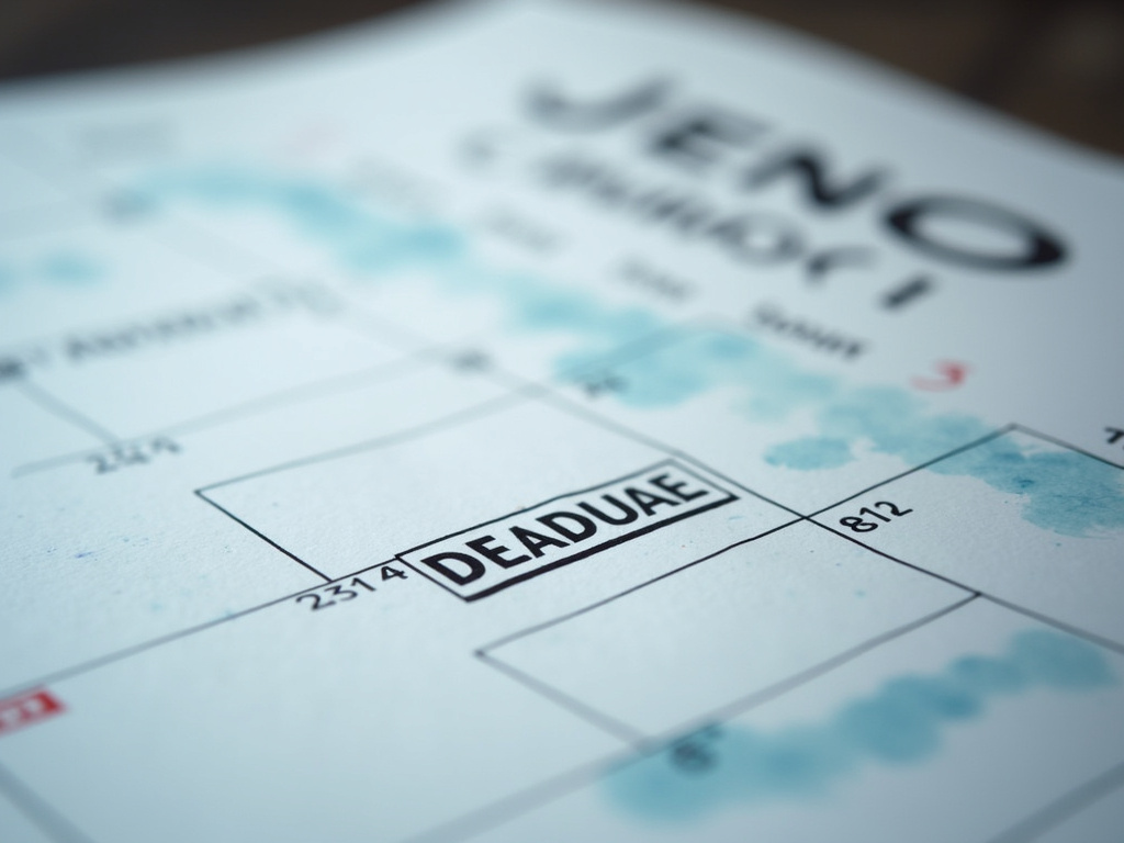 Calendar with deadlines — car accident lawyer phoenix