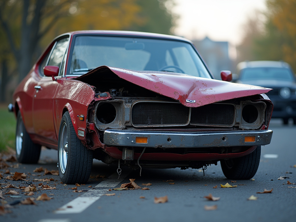 Car crash scene — rideshare accident lawyer phoenix
