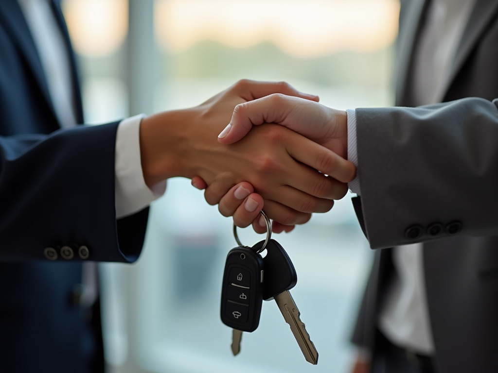 Car keys handoff — title loans washington