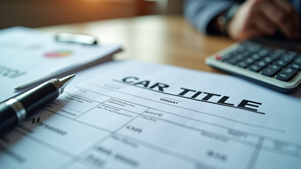 Car title document — Loans Inc