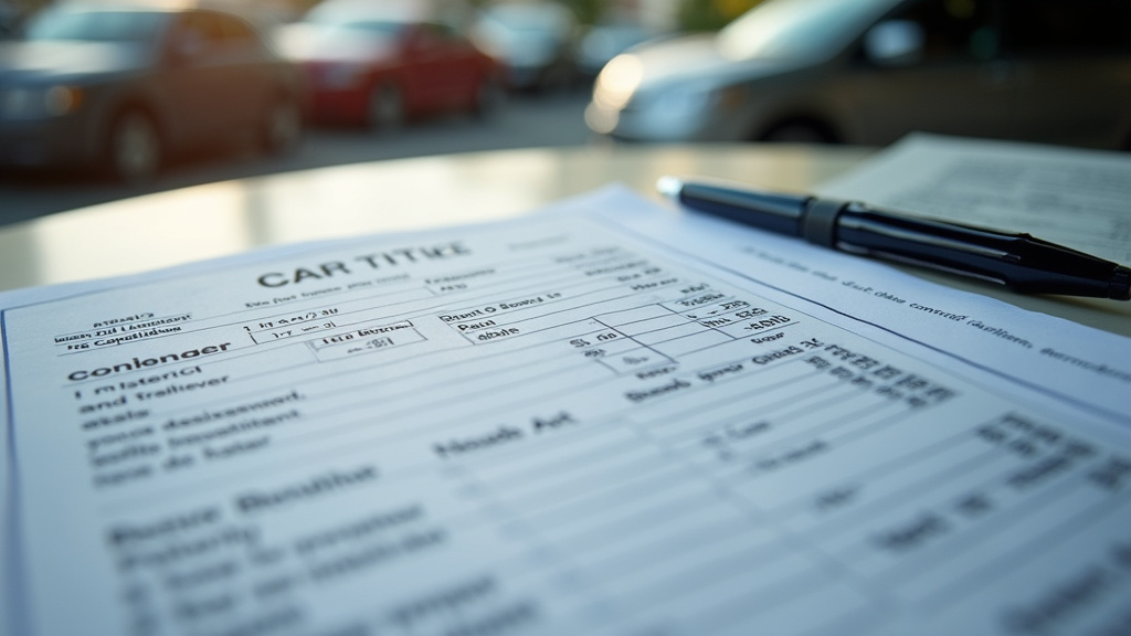 Illinois Title Loans: Regulations, Application, and Alternatives