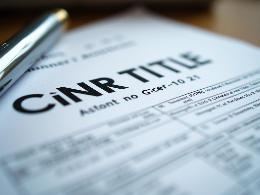 Car title document — title loans massachusetts
