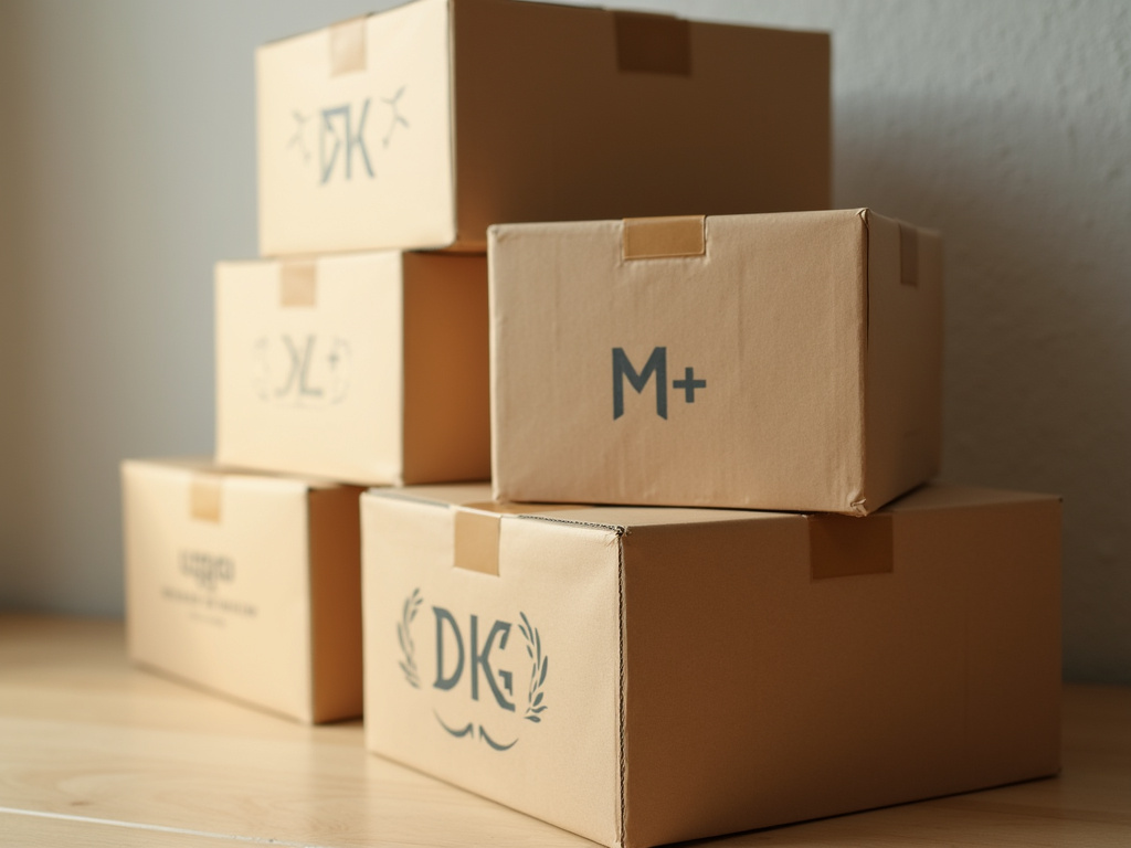 Cardboard box stack — eco-friendly moving