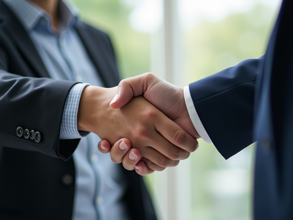 Contractor handshake — roofing dacula ga