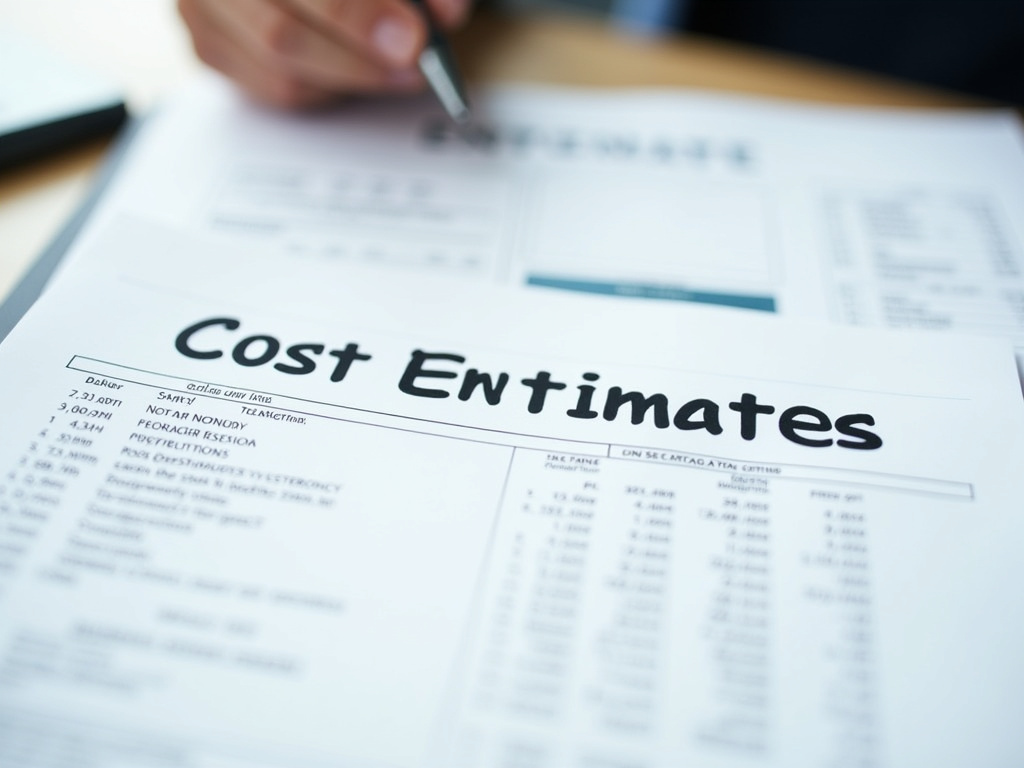 Cost estimate paperwork — impact garage doors boca raton