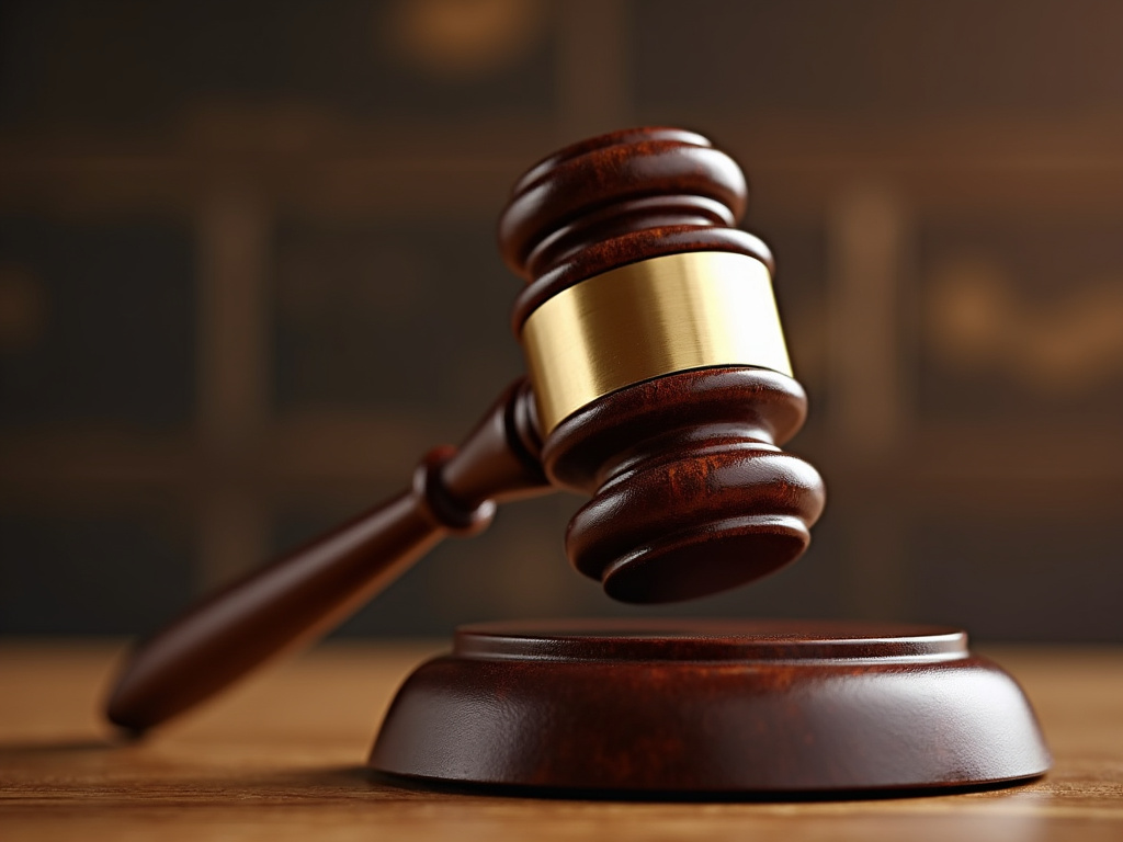 Courtroom gavel — slip and fall lawyer phoenix