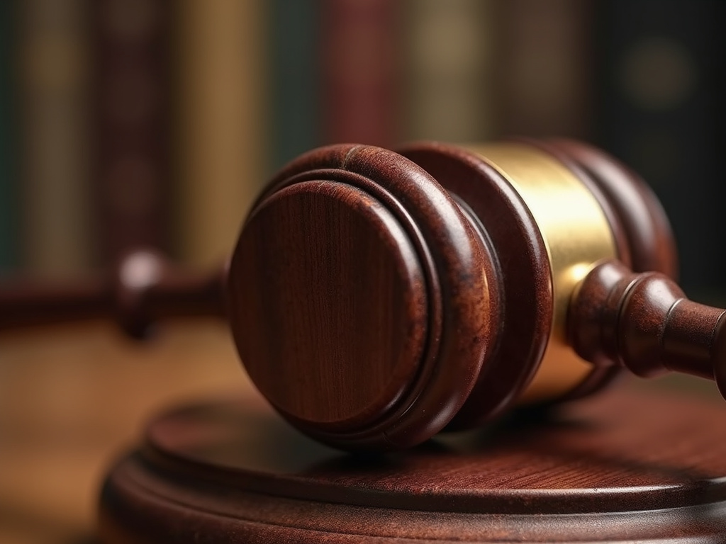 Courtroom gavel — slip and fall lawyer phoenix