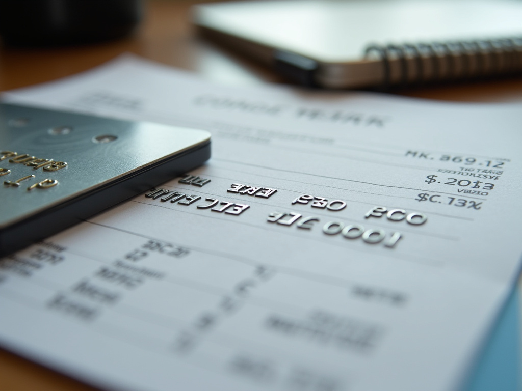 Credit card statement — car title loans