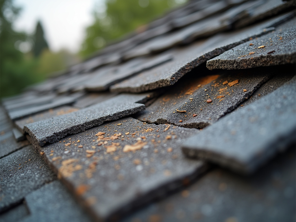 Damaged roof shingles — roof repair dacula ga