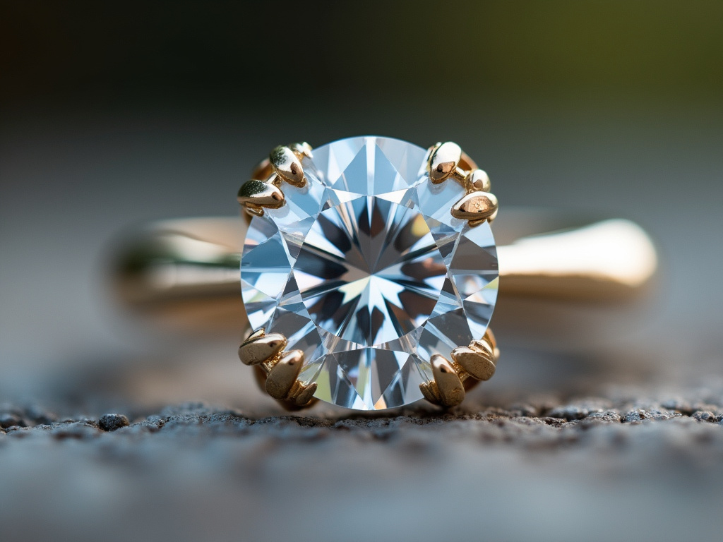 Diamond ring — lab grown diamonds