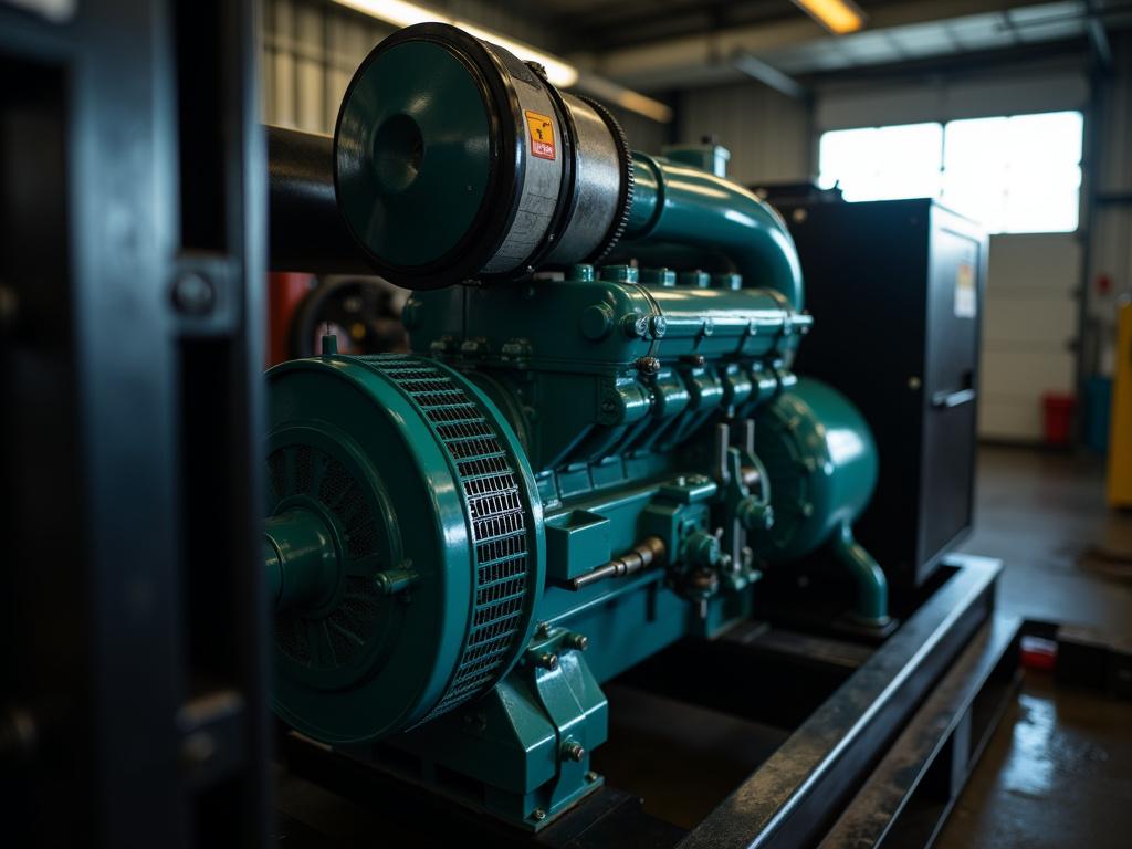 Diesel generator — off-grid infrastructure lighting