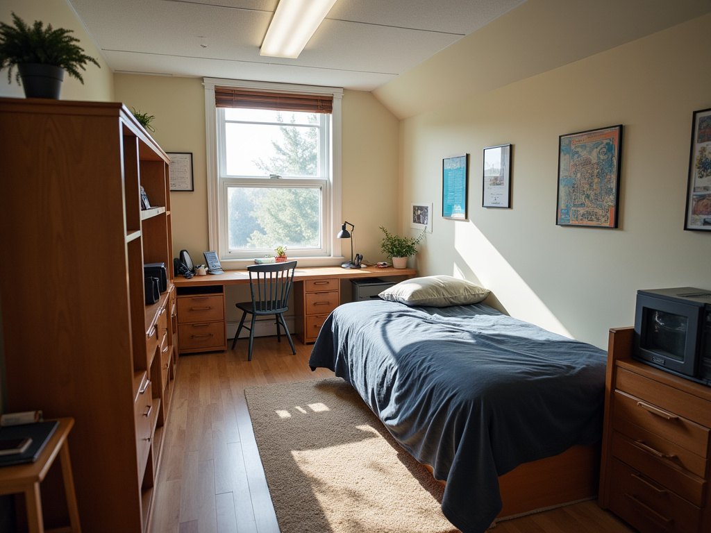 Dorm room furniture — student living in Tucson