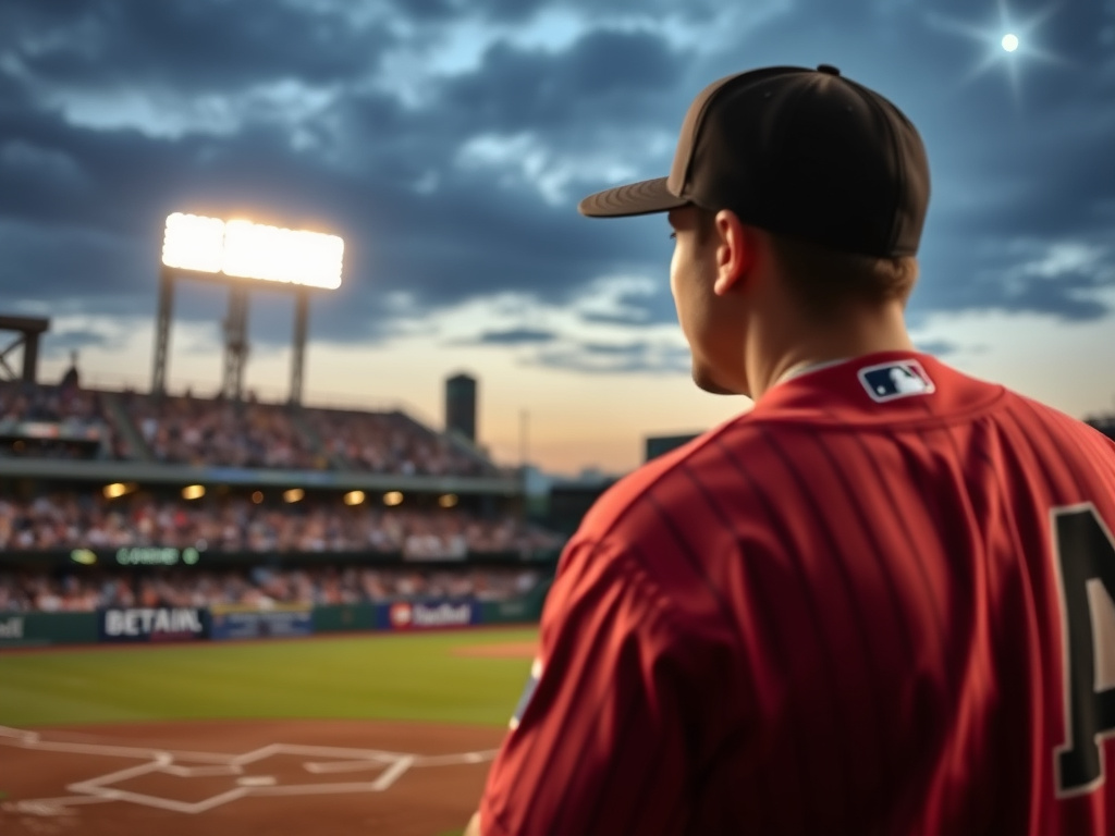 Evening baseball game — sports field solar lighting